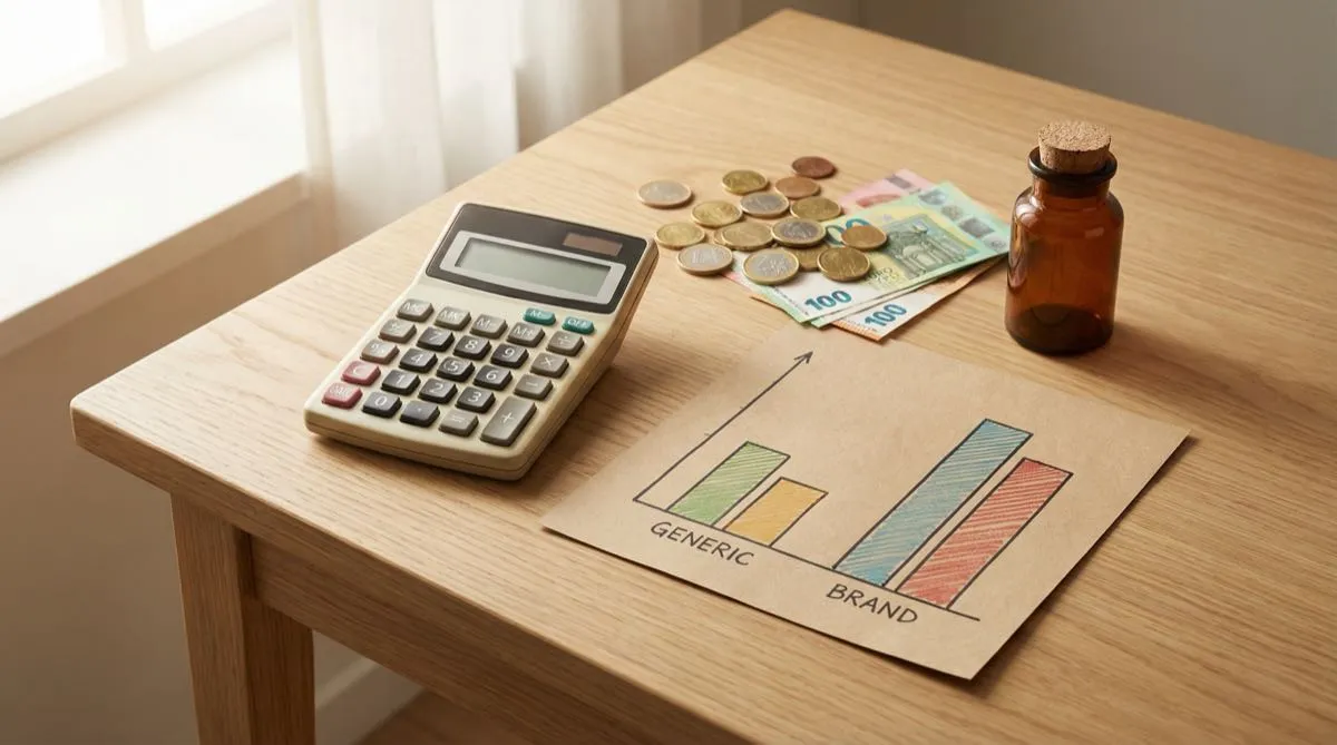 Comparación visual de los costes mensuales entre diferentes soluciones para adelgazar: dietas, Ozempic y péptidos GLP-1