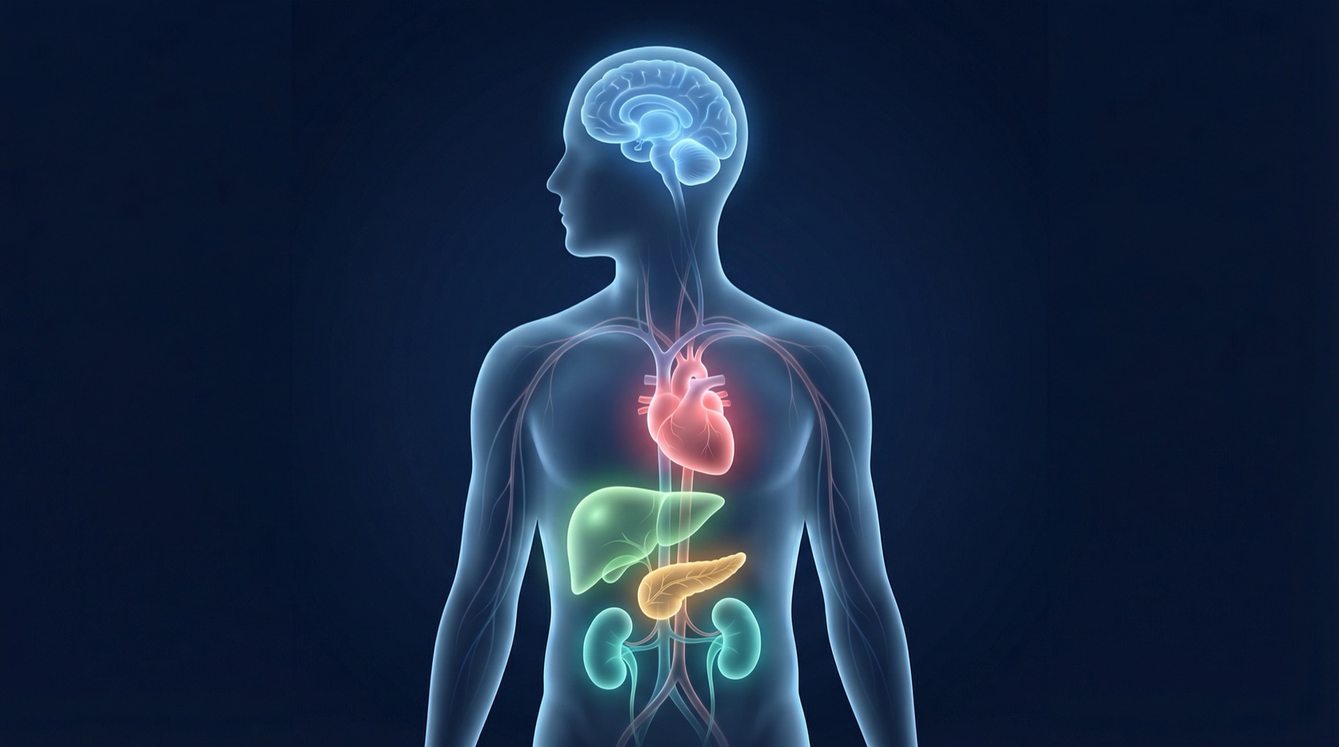 Mappa dei benefici dei peptidi GLP-1 oltre la perdita di peso su organi e sistemi