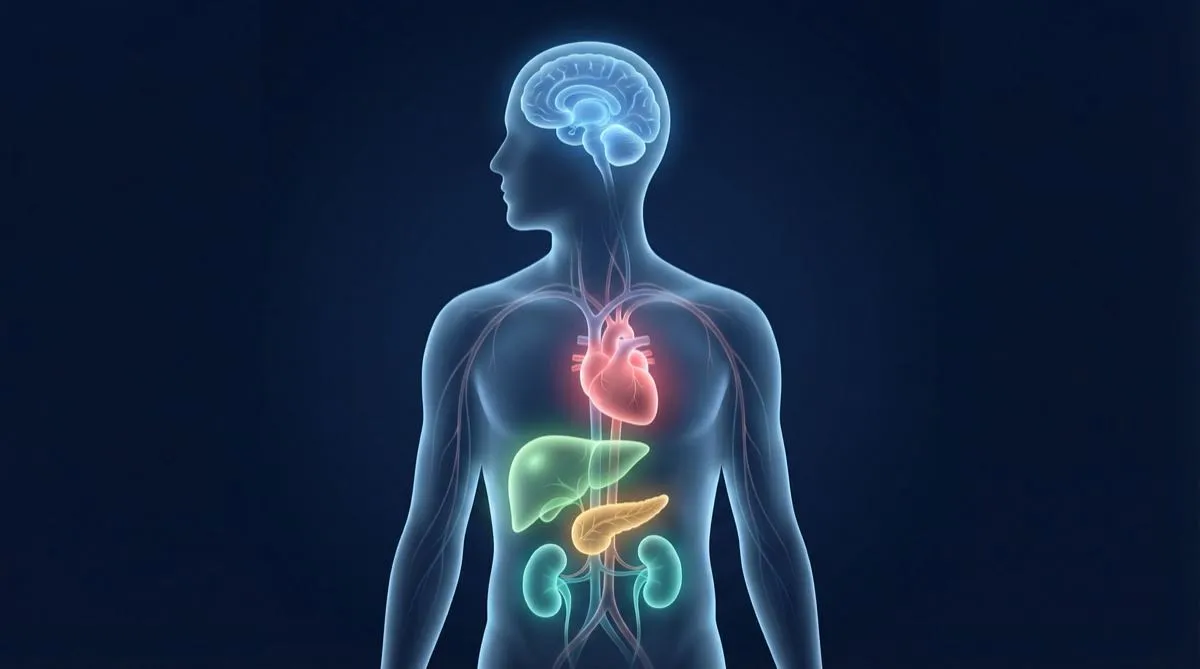 Carte des bienfaits des peptides GLP-1 au-delà de la perte de poids sur les organes et systèmes