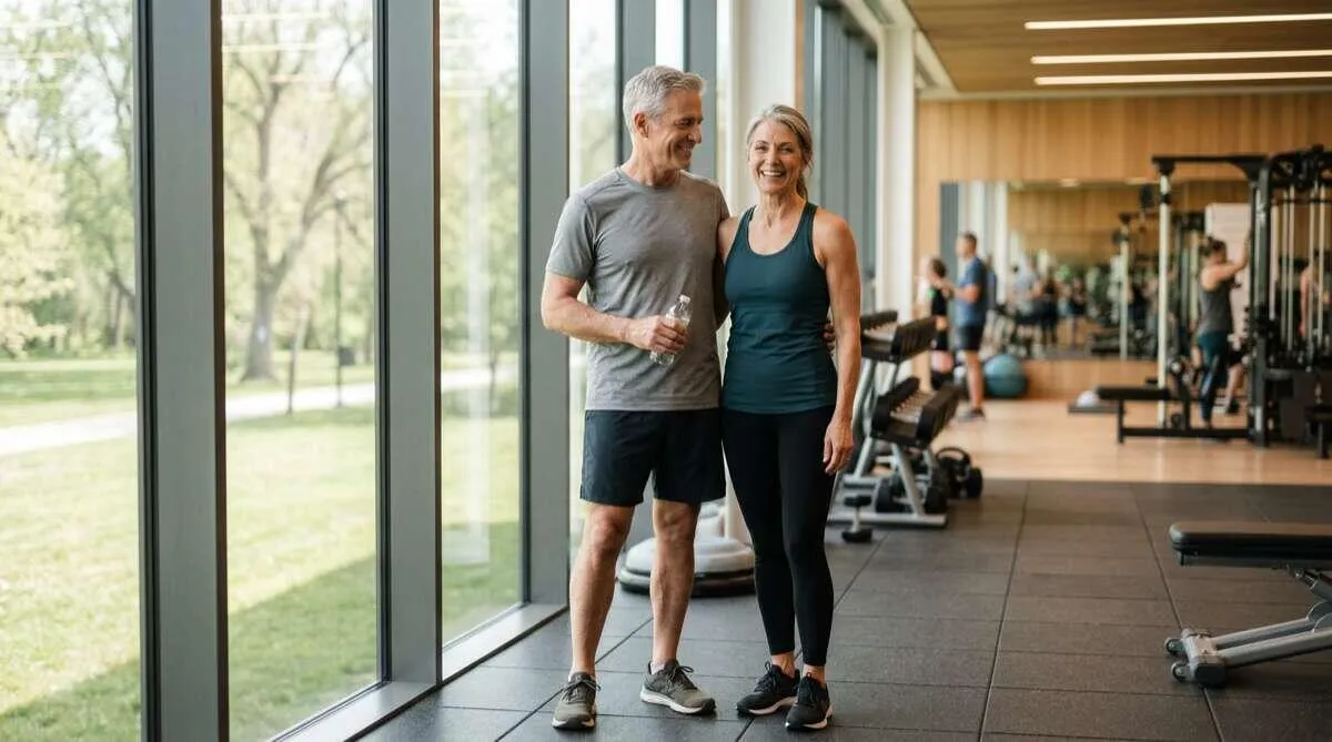 Persona mayor de 50 activa y saludable